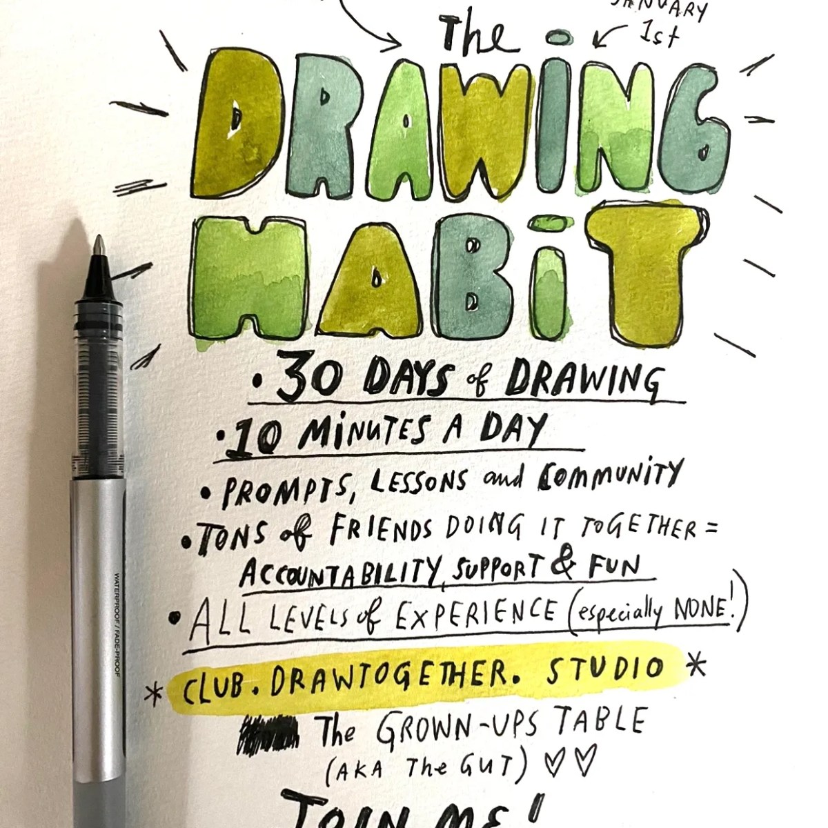 Illustration – 30 Day Challenge & Rediscovering the Art of&nbsp;Play.